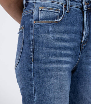 Risen - Must Have You High-Rise Tummy Control Flare Denim Jeans