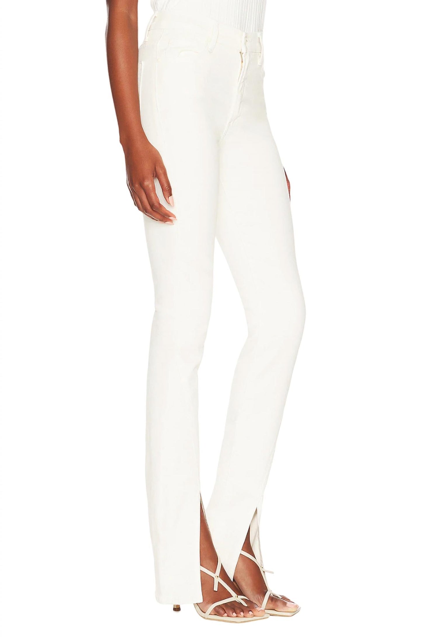 Mother - The Rascal Sliced Up Heel Pant