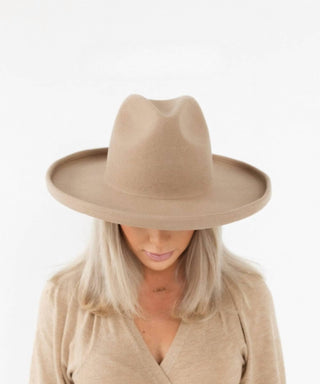Gigi Pip - Women's Cara Loren Pencil Brim Fedora Hat
