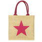 22Tote - Women's Lightweight Star Straw Tote Bag