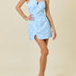 Day + Moon - Floral Puzzle Mini Dress
