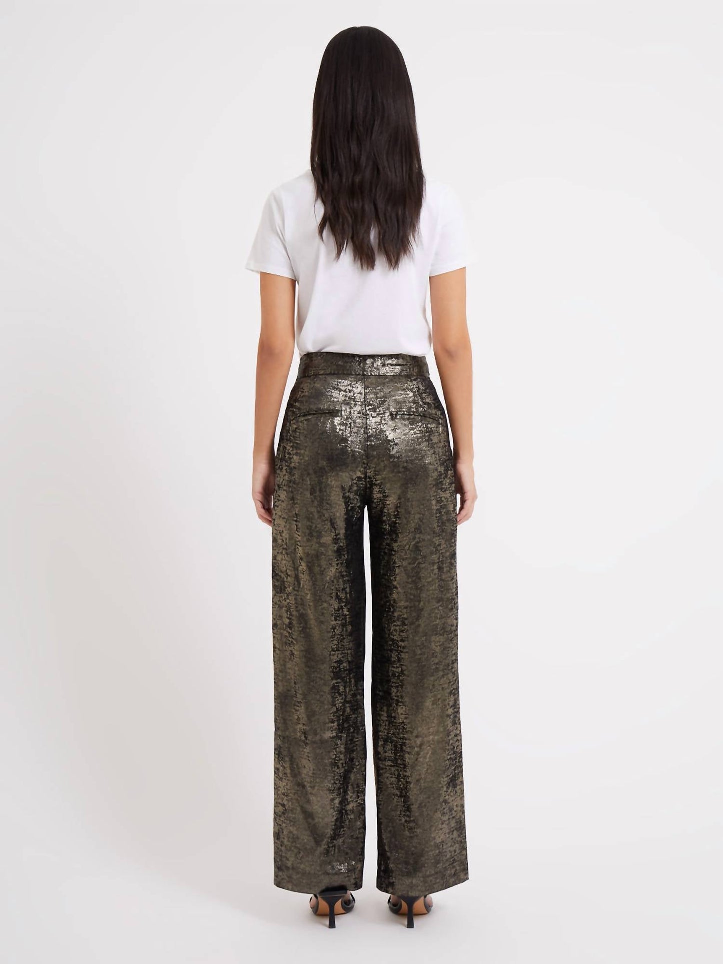 French Connection - ALARA MOLTEN SUIT TROUSERS