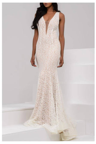 Jovani - Lace Evening Gown