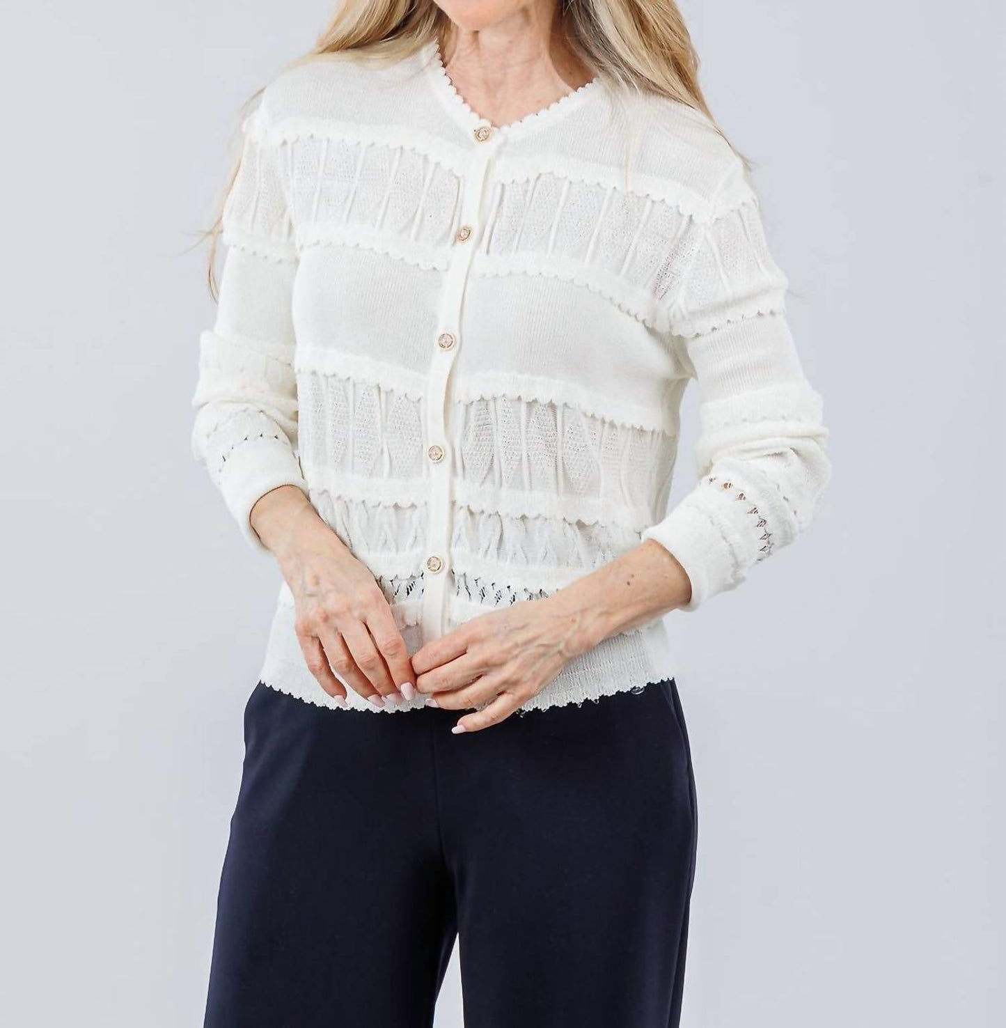 Maria Pavan - Women's Ross Fringe Cardigan