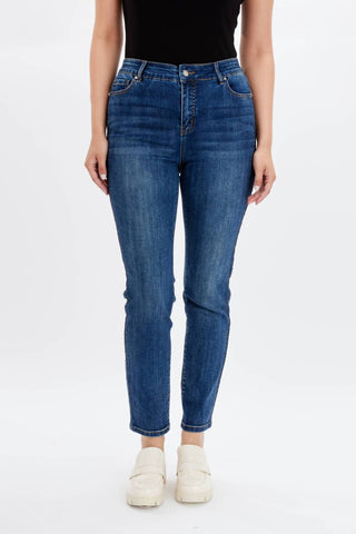 Frank Lyman - High Waisted Ankle Length Jean