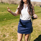 Z Supply - HIGH RISE FITTED SKIRT