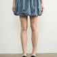 Aaron & Amber - Bubble Denim Mini Skirts