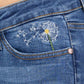 Judy Blue - High Waist Dandelion Embroidery Skinny Denim Jeans