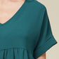 Entro - Textured Babydoll Top