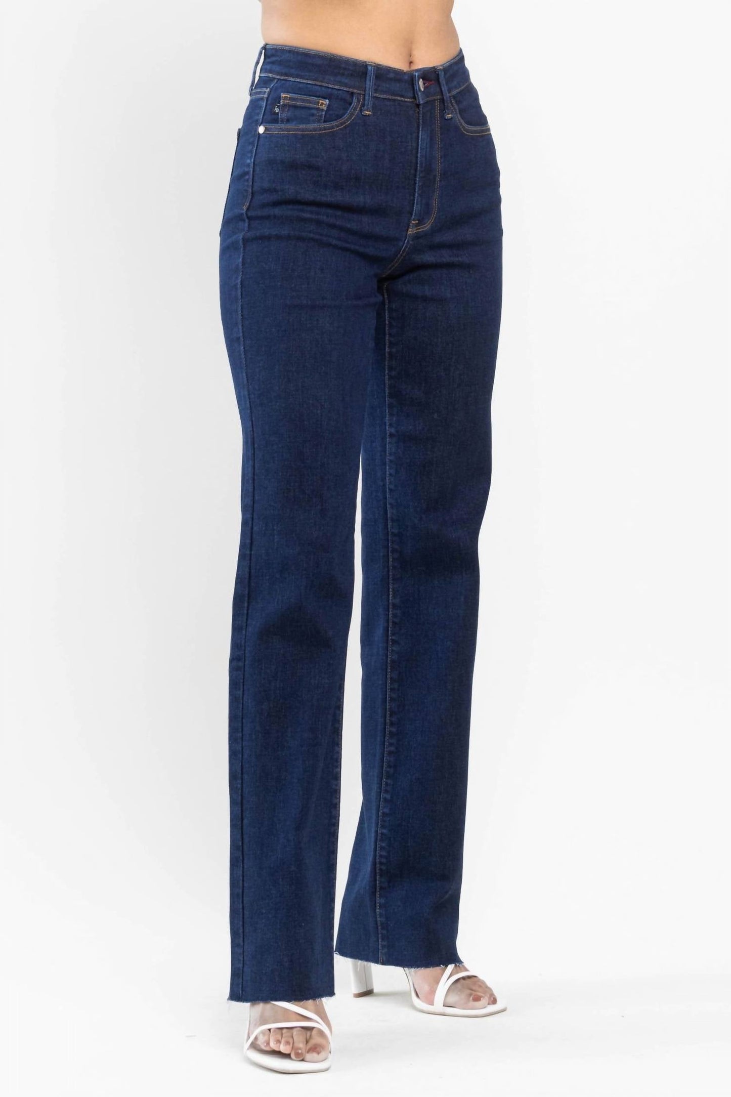 Judy Blue - High-waist Vintage & Back Darts Detail Straight