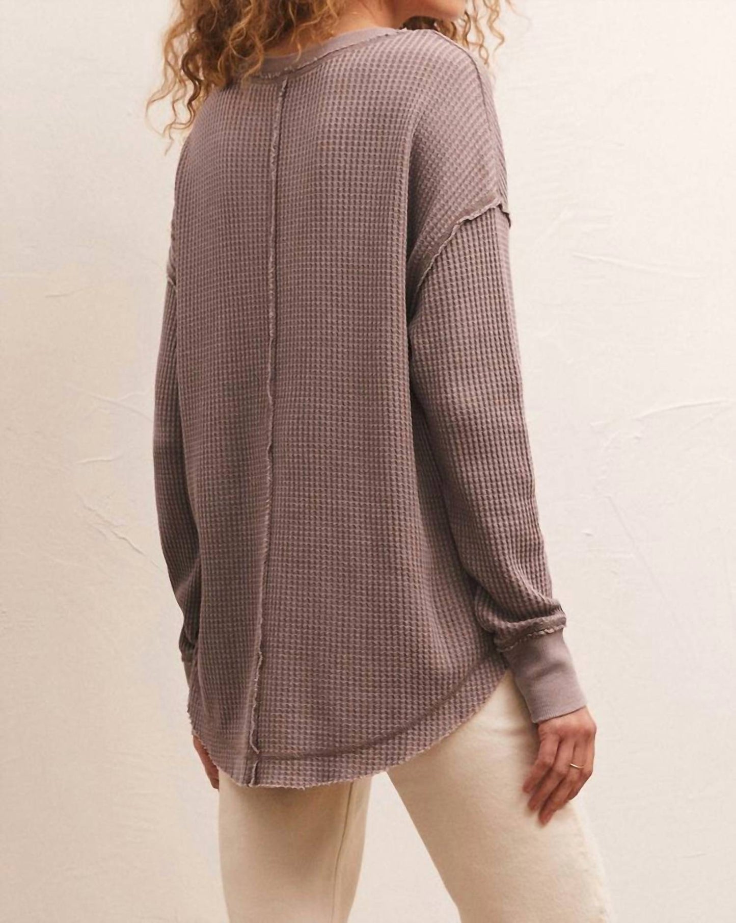 Z Supply - DRIFTWOOD THERMAL LONG SLEEVE TOP