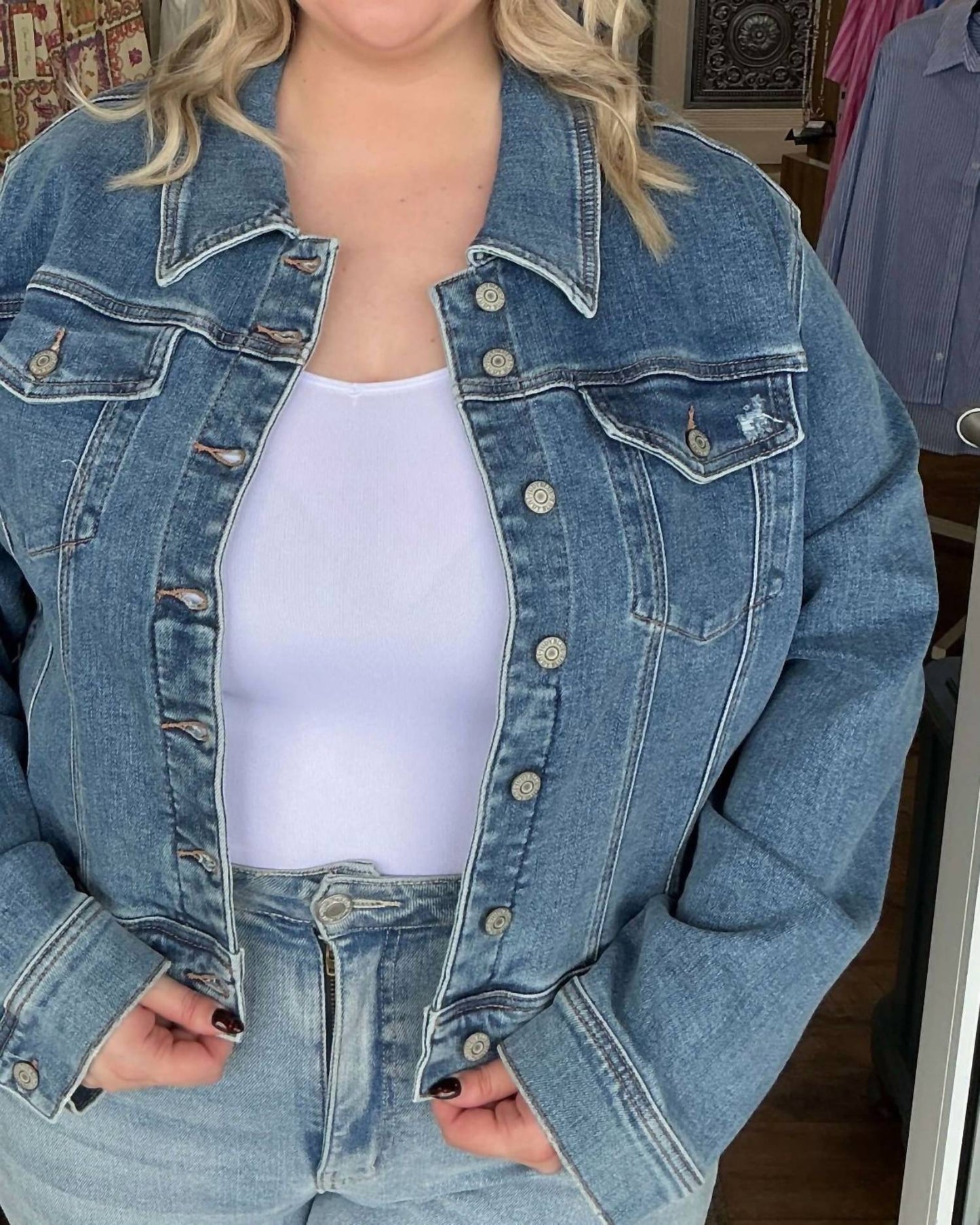 Judy Blue - Classic Washed Denim Jacket
