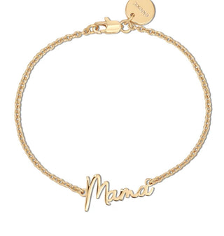Eklexic - Dainty Mama Script Bracelet