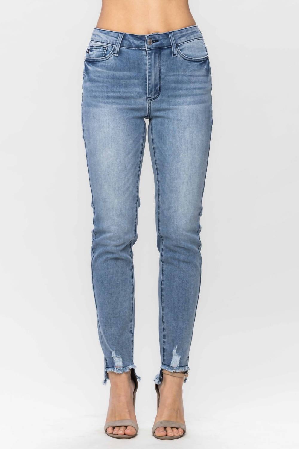 Judy Blue - Mid Rise Cool Denim Relaxed Fit