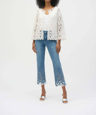 Joseph Ribkoff - High-waisted Cropped Jeans
