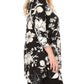 White Mark - Plus Size Floral Scoop Neck Tunic Top with Pockets