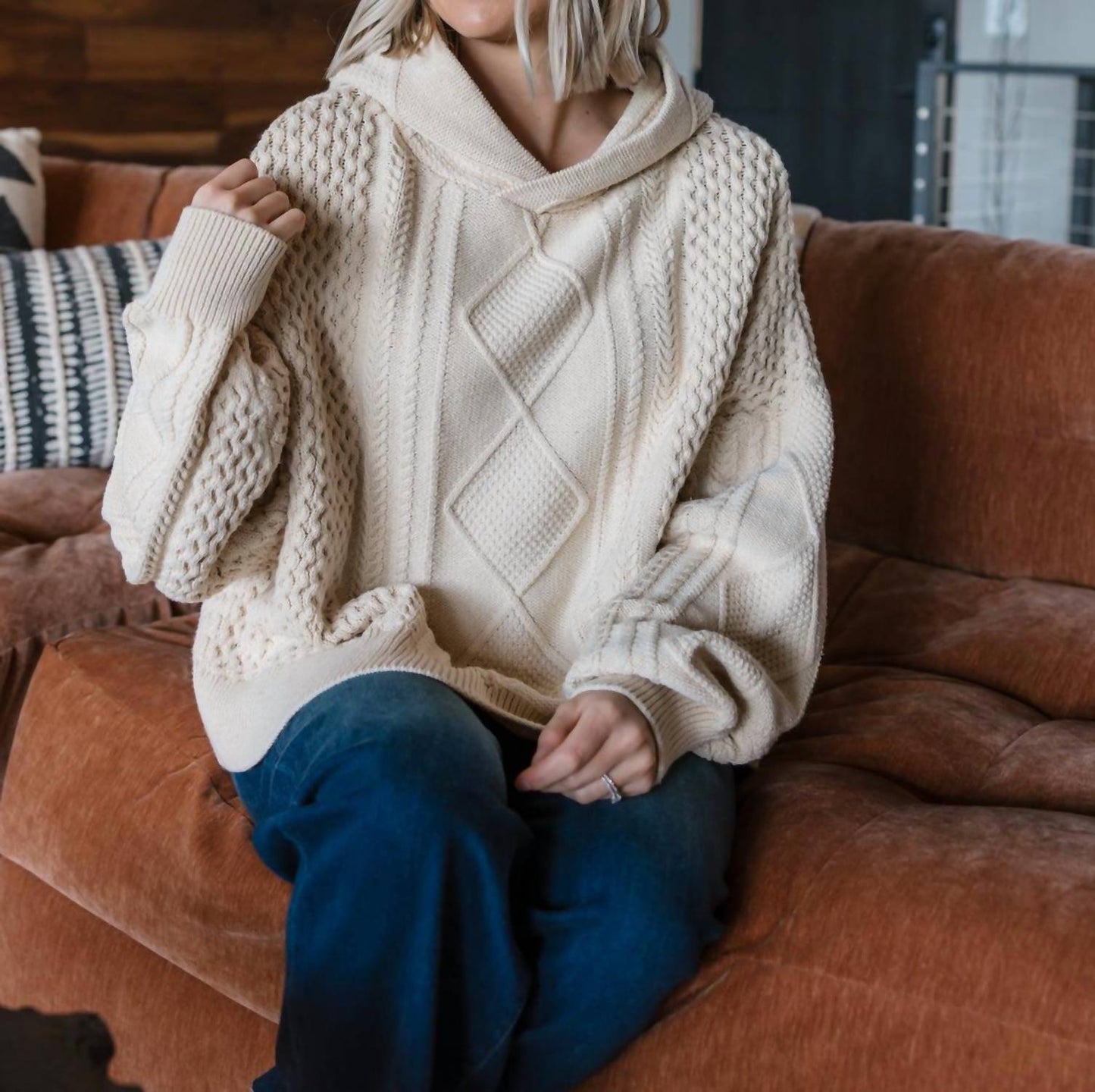 Free People - Women's Explorer Cable Hoodie