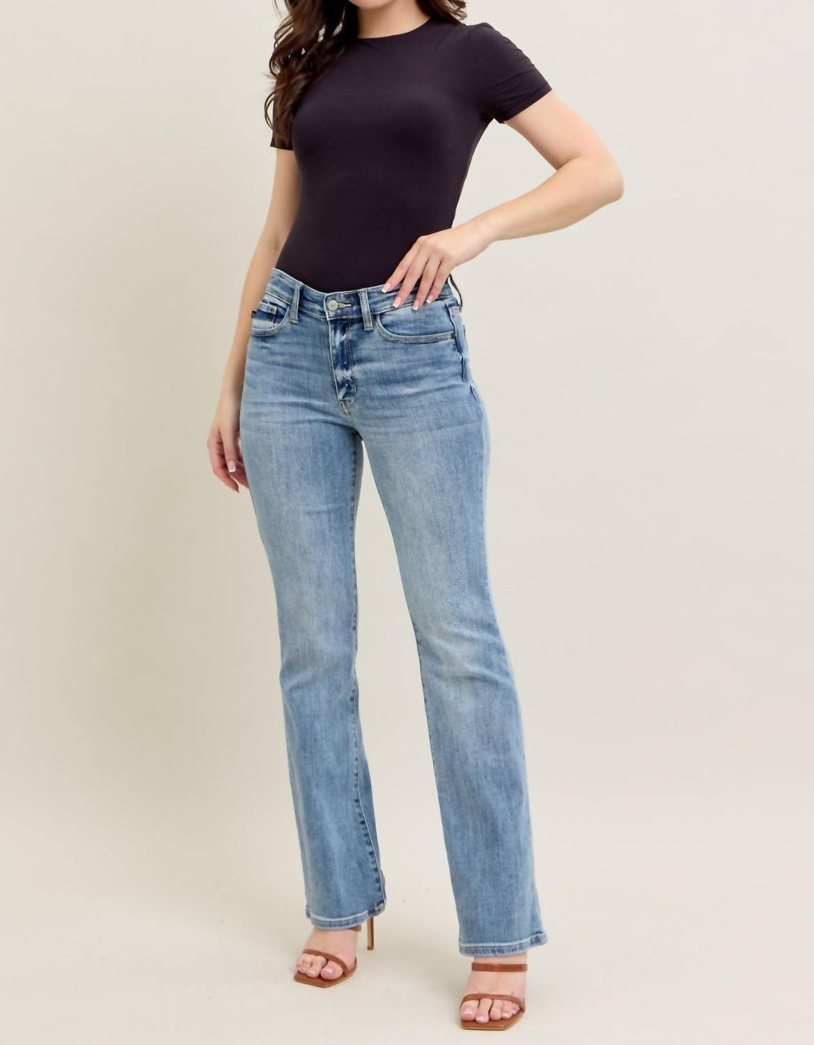 Judy Blue - Core Mid Rise Bootcut Jeans
