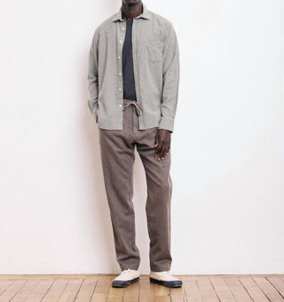 Hartford - Paul Brushed Checked Flannel Shirt