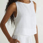 Bella Dahl - Sleeveless Boat Neck Split Back Top