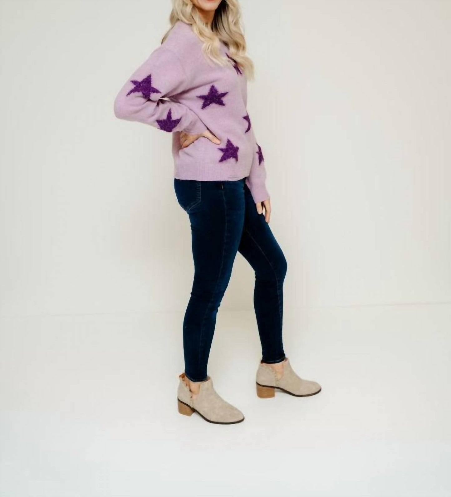 Jodifl - Darby Distressed Star Sweater