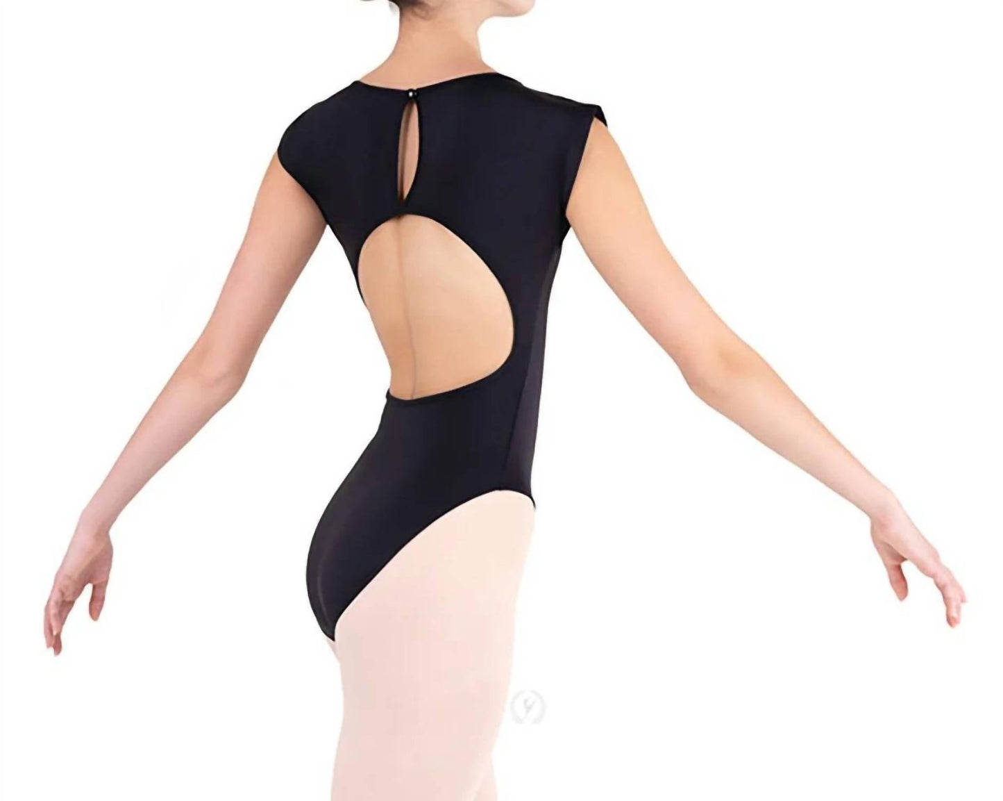 Eurotard - Girl's Open Back Cap Sleeve Leotard
