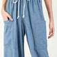 Ee:Some - Harper Stone Washed Straight Leg Pants