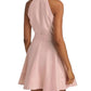Veronica Beard - Beau Belted Linen Halter Minidress