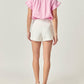 English Factory - Linen Ruffle Blouse