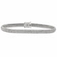 Diana M Jewels - 7.00 Cts Triple Row Tennis Diamond Bracelet