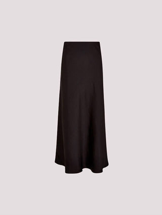 Apricot - Satin Bias Cut Maxi Skirt