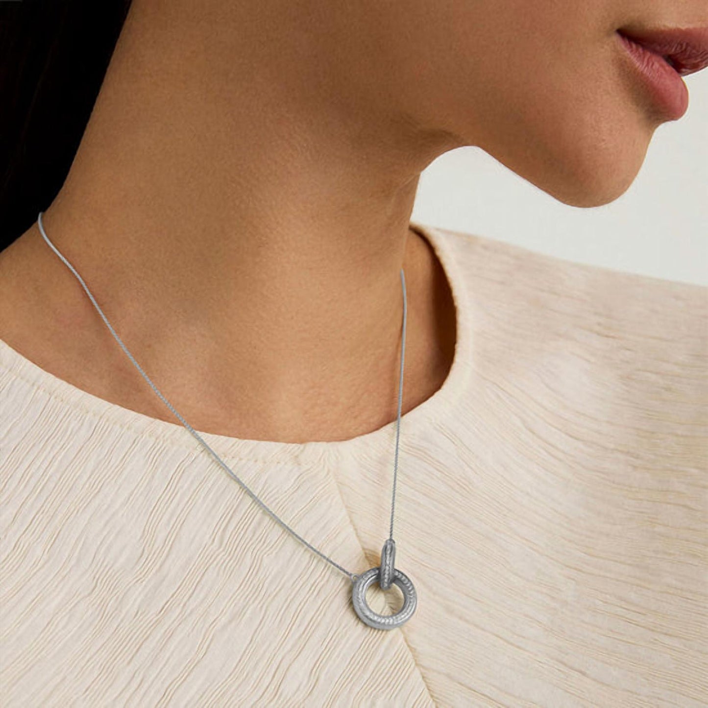 Dean Davidson - Women's Colette Pave Hoop Pendant Necklace