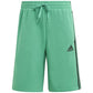 Adidas Men's 3 Stripes Fleece Shorts Green Small