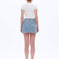 Bayeas - Dolly Rhinestone Denim Skirt