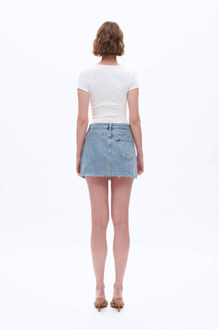 Bayeas - Dolly Rhinestone Denim Skirt
