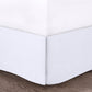 5 Piece Microfiber Ruffled Comforter Set White California King