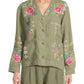 Johnny Was - LINEN WORKWEAR JACKET CATIA