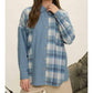 Blu Pepper - Colorblock Plaid Long Sleeve Button Down Shirt