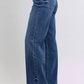 Judy Blue - Mid Rise Wide Leg Jeans