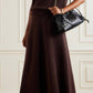 Allude - Midi Flare Knit Skirt
