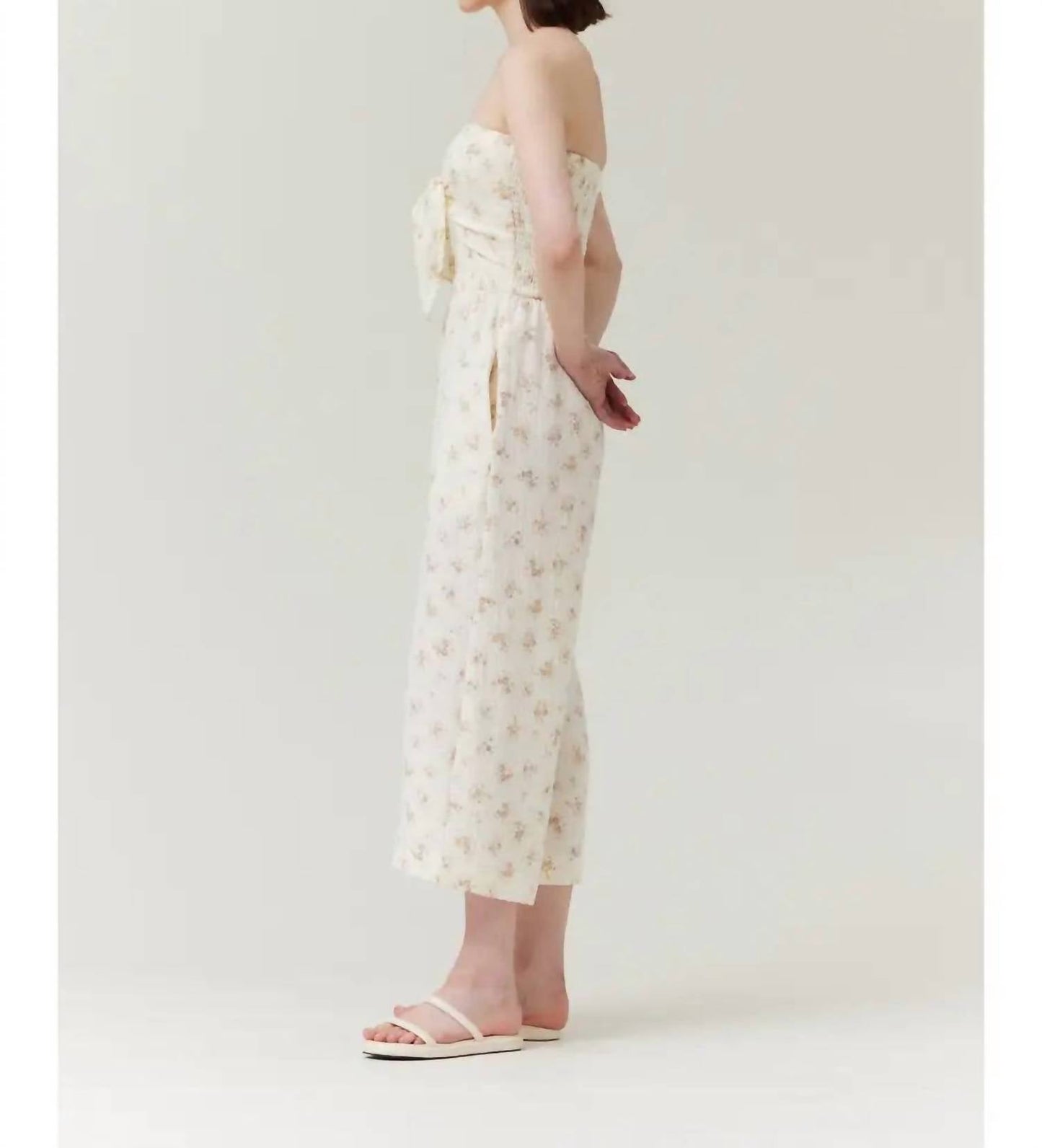 Grade & Gather - Twisted Tie Front Jumpsuit