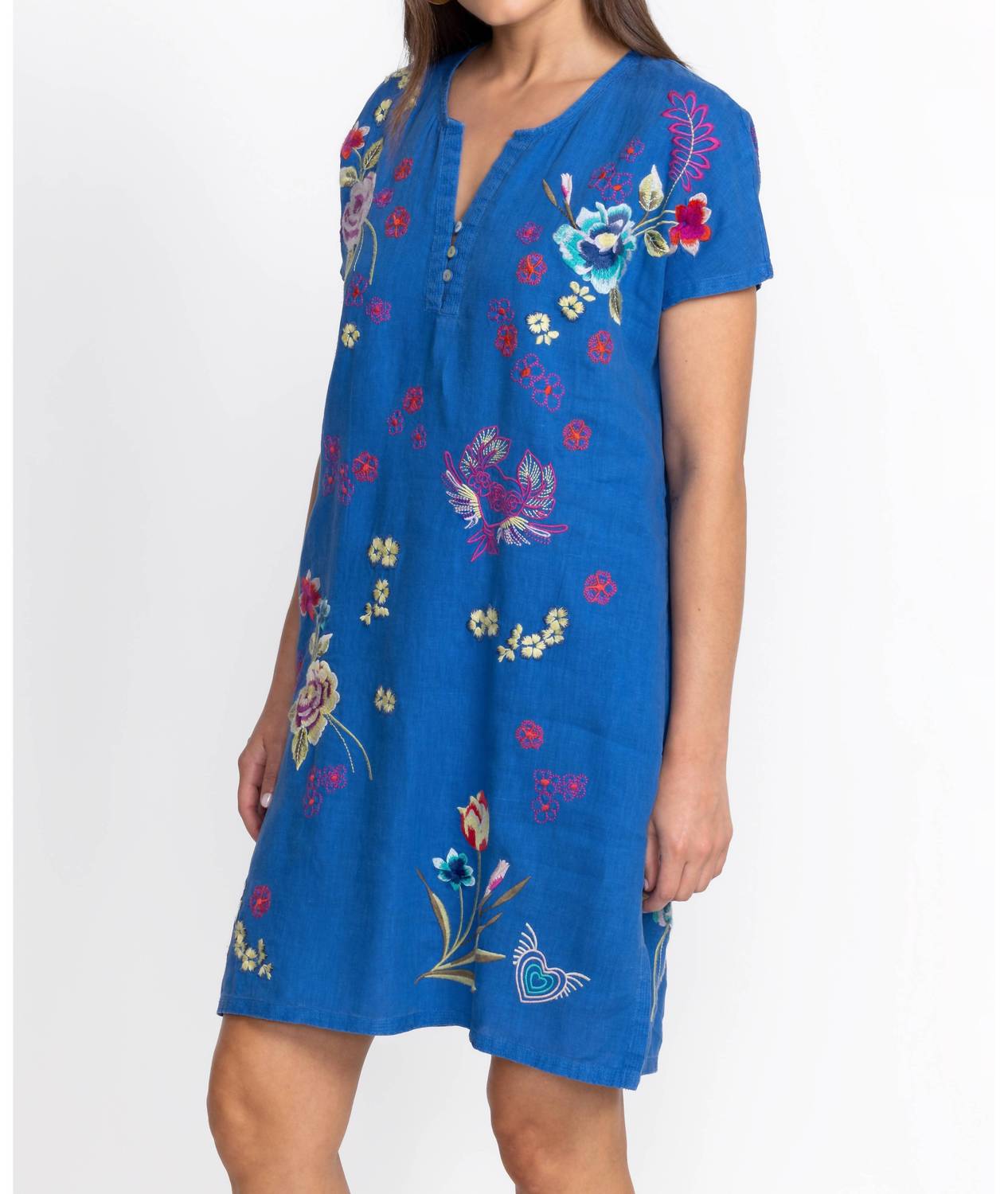 Johnny Was - Jessi Button Front Linen Dress