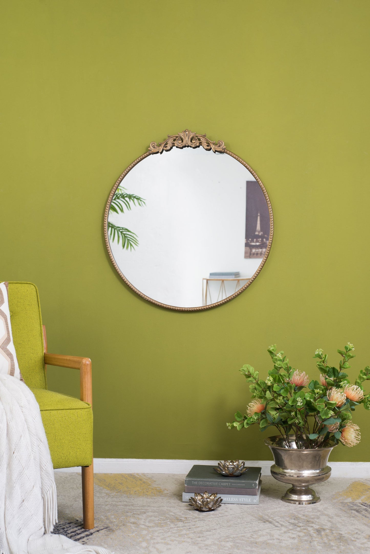The Aurelia Round Mirror