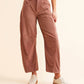 Free People - Good Luck Mid-rise Corduroy Barrel Pants