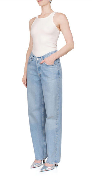Agolde - Women's V-waist Baggy Jean Prevail