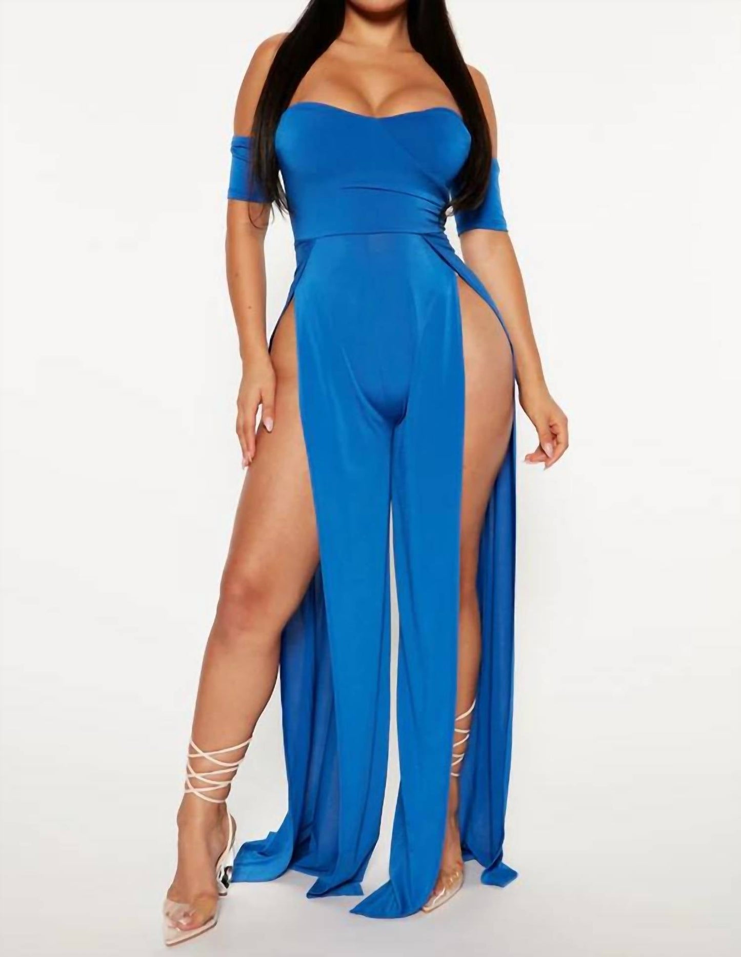 Fashion Nova - Jordan High Slit Jumpsuit