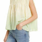 Free People - Cap Sleeves Blend Button Blouse