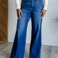 Judy Blue - Women's High Rise Tummy Control Retro Wide Leg Jeans