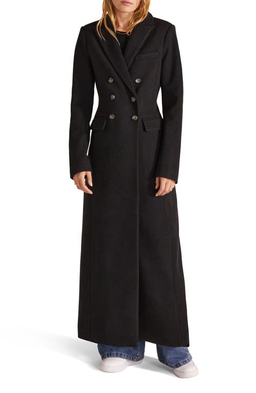Favorite Daughter The Simon Maxi Coat in Black, Size Medium