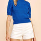 Pinch - Women's Brenna Floral Embroidered Sweater